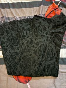 Elegant Black Dress with detailing small size