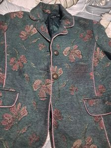 Vintage Floral Embroidered Jacket