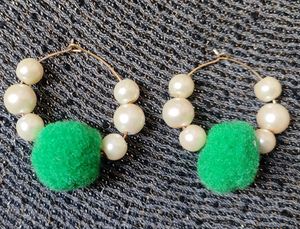 Pom Pom Earrings