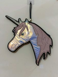 Cute Unicorn Head Clutch Bag