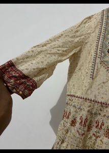 Elegant Printed Anarkali Kurta