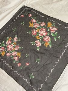 Floral Print Scarf/Dupatta