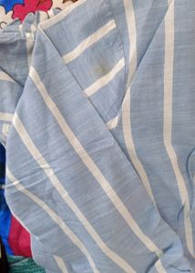 H&amp;M Blue Shirt Dress