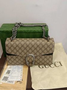 Gucci Dionysus GG Supreme Monogram Chain Shoulder