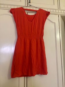 10 &amp; co Coral Casual A-Line Dress