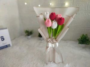 Crochet Tulip Bouquet