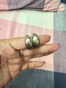Elegant Silver Hoop Earrings