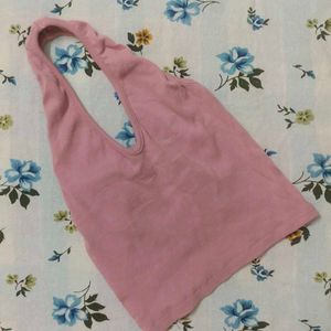 Cute Pink Halter Neck Top