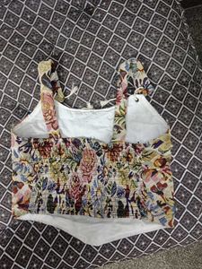 Floral Corset Style Top