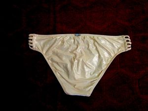 🇨🇦 Luli Fama Shiny Leather Coated Luxury Panty Briefs