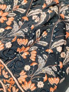 Peplum With Lehenga Chunni