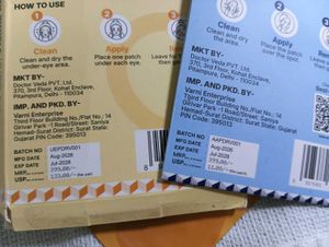 Dr Veda under eye patches and acne patche