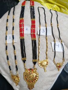 Designer Gold Plated Mangalsutra Set 4  ka