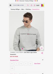 Tommy Hilfiger Grey Sweatshirt