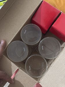 Borosil Vision Glass Set (4 Medium)