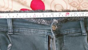 a Denim Jeans With Design In Top &amp; Bottom