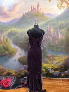 Purple Whimsigoth fishtail dress