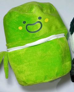 Cute Panda Plush Toy with Bamboo