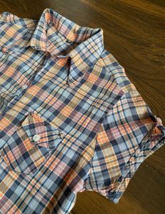 Stylish Plaid Button-Up Shirt