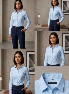 Classic Light Blue Button-Up Shirt