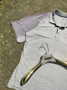Men's Grey Polo T-Shirt
