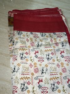 Unique Tribal Print Saree