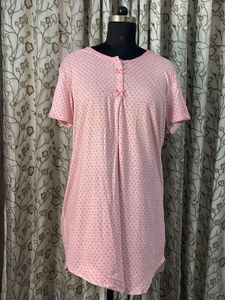 Cute Pink Polka Dot Nightgown