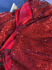 Sequin Sparkle Red Gown