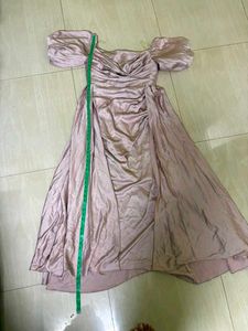 Elegant Off-Shoulder Satin from Dubai