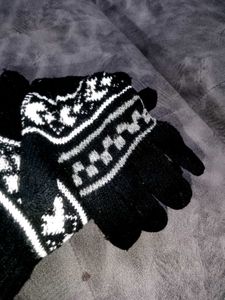 Cozy Fair Isle Knit Gloves
