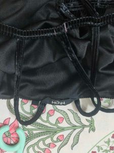 Black Criss-Cross Neckline Dress