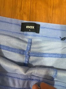Blue High Waisted Skinny Pants