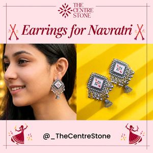 Earrings for Navratri