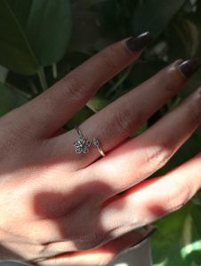 9.25 sterling silver adjustable ring small