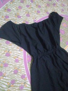 Chic Off-Shoulder Black Jumpsuit