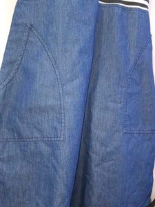Bought in mall Striped T-Shirt Denim Dress