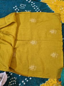 Embroidered Yellow Kurta