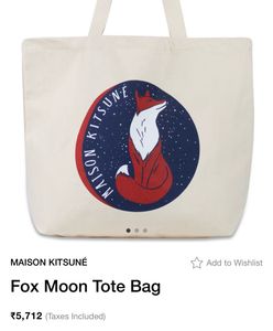 Maison Kitsune Tote Bag