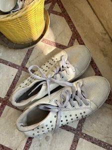 Women White Sneakers 👟 Shoes 38