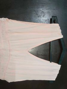 SHEIN Pink Ruffled Top