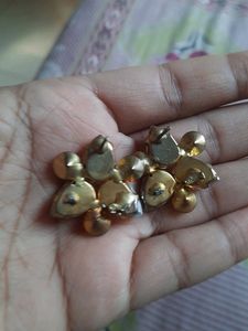 Peach Stone Earrings