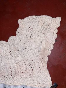 Cream Crochet Top