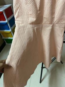 Imported Fabric Peach Dress