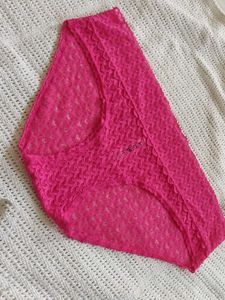 victoria's secret Vibrant Pink Lace Briefs