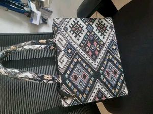 Latest women's big jute totebag handbag for women