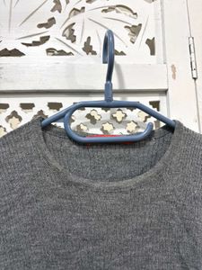 🌸Imported Gray Long Sleeve Sweater B