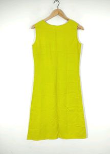 Aania Lime Green Kurta With Printrd Shrug (Women)