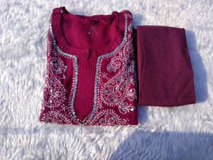 Chicken Curry Kurti Jamini Colour