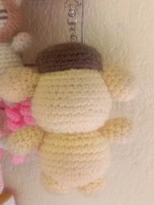 Handmade Crochet Dog Keychain