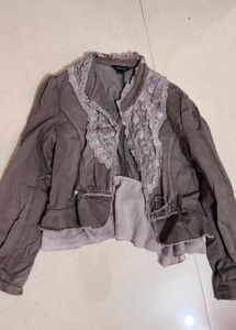 Lace Trimmed Jacket